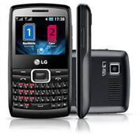 LG X335 Preto - GSM - Desbloqueado Oi - c/ Leitor de Dois Chips, Teclado QWERTY, Câmera 1.3MP c/ zoom 2x, Filmadora, MP3 Player, Rádio FM, Bluetooth, Acesso às Redes Sociais, Fone e Cabo de Dados